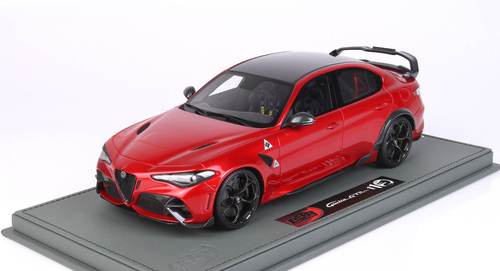 1/18 BBR Alfa Romeo Giulia Quadrifoglio GTAM (Red GTA Black Belts And Black Brakes) Resin Car Model Limited 40 Pieces