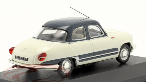 1/43 Altaya 1958 Panhard Dyna Z16 Grand Standing (White with Dark Blue Roof) Car Model