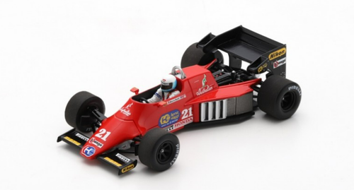 1/43 Spark 1984 Mauro Baldi Spirit 101 #21 Brazilian GP Formula 1 Car Model