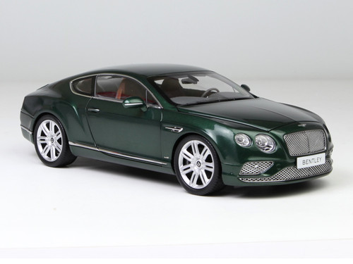 1/18 Paragon 2016 Bentley Continental GT Hardtop (Green) Diecast