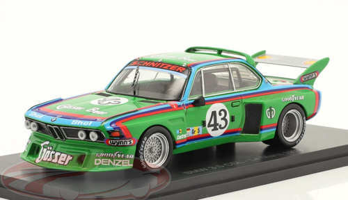 1/43 Spark 1976 BMW 3.5 CSL #43 24h LeMans BMW Schnitzer Motorsport GmbH Dieter Quester, Albrecht Krebs, Alain Peltier Car Model