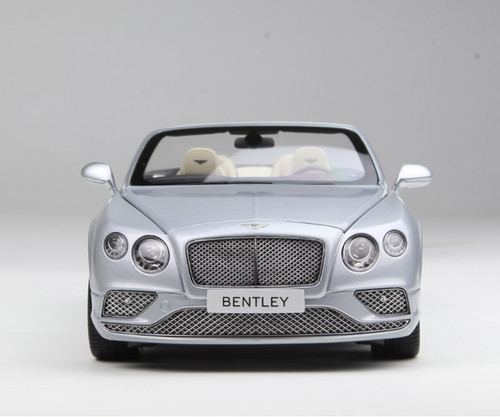 1/18 Paragon 2016 Bentley Continental GT Convertible (Silver) Diecast Car Model