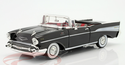 1/18 Motormax 1957 Chevrolet Bel Air Movie James Bond Dr. No (1962) (Black) Diecast Car Model