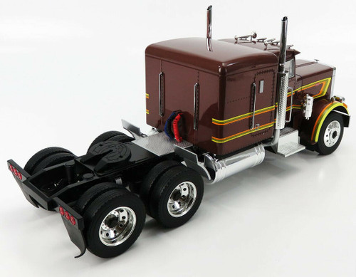 1/18 Road Kings 1967 Peterbilt 359 (Brown) Diecast Car Model