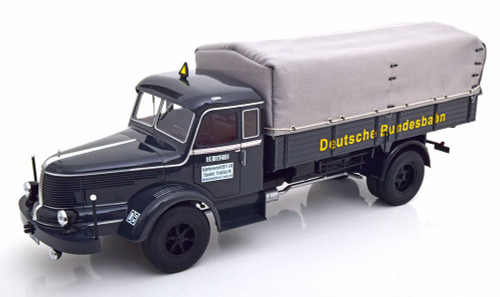 1/18 Road Kings 1954 Krupp Titan Swl 80 Canvas Top Deutsche Bundesbahn Diecast Car Model