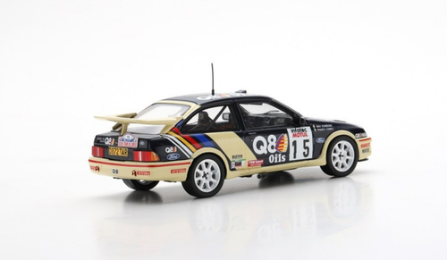 1/43 Spark 1989 Ford Sierra RS Cosworth #15 7th Rallye Tour de Corse Q8 Team Ford Gianfranco Cunico, Massimo Sghedoni Car Model