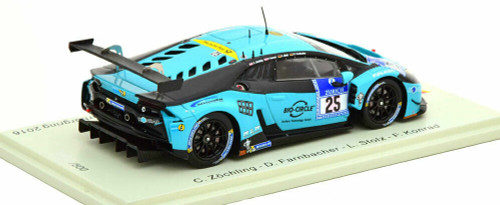 1/43 Spark 2019 Lamborghini Huracan GT3 Evo #7 24h Nürburgring Konrad Motorsport GmbH Marco Mapelli, Axcil Jefferies, Michele Di Martino, Michael Lyons Car Model