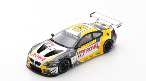 1/43 Spark 2020 BMW M6 GT3 #98 4th 24h Nürburgring Rowe Racing Marco Wittmann, Tom Blomqvist, Philipp Eng Car Model