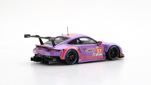 1/43 Spark 2020 Porsche 911 RSR #57 24h LeMans Team Project 1 Jeroen Bleekemolen, Felipe Fraga, Ben Keating Car Model