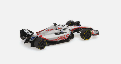 1/43 Minichamps 2022 Formula 1 Kevin Magnussen Haas VF-22 #20 British GP Car Model