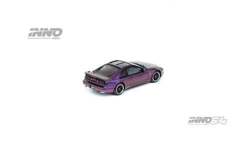 Nissan Fairlady Z (Z32) RHD (Right Hand Drive) Midnight Purple II Metallic "Hong Kong Ani-Com and Games 2022" Event Edition 1/64 Diecast Model Car by Inno Models