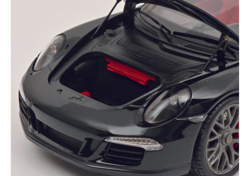 1/18 Schuco 2014 Porsche 911 (991) Carrera 4 GTS Targa (Black) Diecast Car Model
