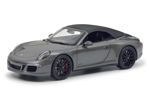 1/18 Schuco Porsche 911 (991) Carrera GTS Cabriolet (Grey) Diecast Car Model