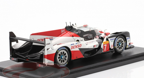 1/43 Spark 2018 Toyota TS050 Hybrid #7 2nd 24h LeMans Launch Version Toyota Gazoo Racing Mike Conway, Kamui Kobayashi, José Maria Lopez Car Model