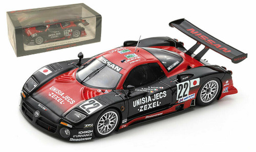 1/43 Spark 1997 Nissan R390 GT1 #22 24h LeMans Nissan Motorsport Aguri Suzuki, Riccardo Patrese, Eric van de Poele Car Model