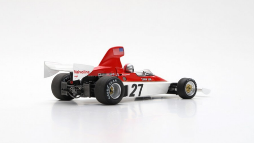 1/43 Spark 1975 Mario Andretti Parnelli VPJ4 #27 4th Swedish GP Formula 1 Car Model