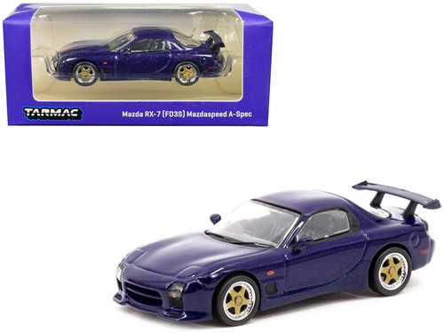 1/64 Tarmac Works Mazda RX-7 FD3S Mazdaspeed A-Spec Diecast Car Model