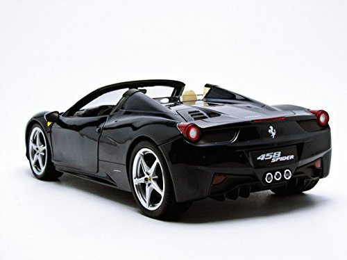 1/18 Hot Wheels Hotwheels Ferrari 458 Italia Spider (Black