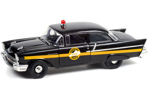 1/18 Highway61 1957 Chevrolet 150 Sedan Kentucky State Police Diecast Car Model
