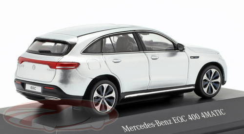 1/43 Dealer Edition 2019 Mercedes-Benz EQC 4Matic (N293) (High-Tech Silver) Car Model