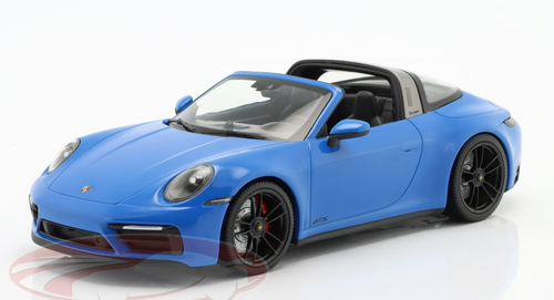 1/18 Minichamps 2021 Porsche 911 (992) Targa 4 GTS (Shark Blue) Diecast Car Model