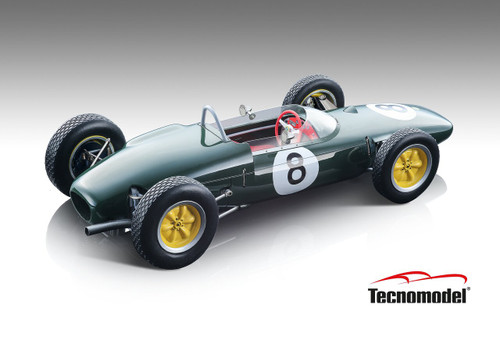 1/18 Tecnomodel 1961 Jim Clark Lotus 21 #8 3rd French GP Formula 1 Car Model