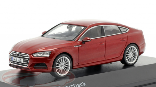 1/43 Dealer Edition 2017 Audi A5 Sportback (Matador Red) Car Model