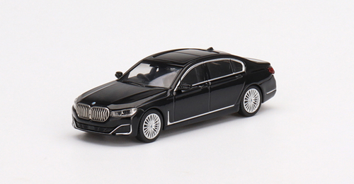 1/64 Mini GT BMW 750Li xDrive (Black Sapphire) Diecast Car Model