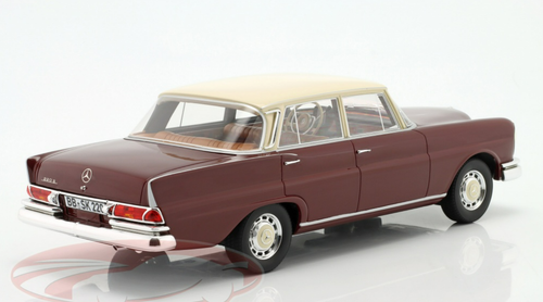 1/18 Cult Scale Models 1966 Mercedes-Benz 220SE (W111) (Dark Red) Car Model