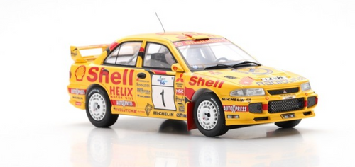  1/43 Mitsubishi Lancer Evolution  No.1 Winner Rally Finland 1995 Tommi Mäkinen - Seppo Harjanne