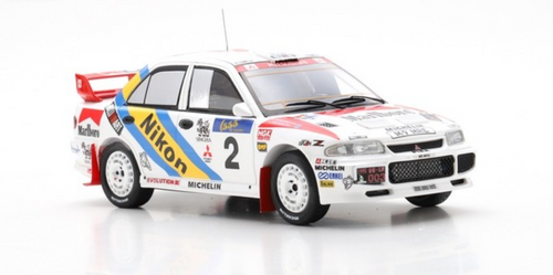1/43 Mitsubishi Lancer Evolution  No.2 Winner Rally Hong Kong - Beijing 1995 Kenneth Eriksson - Staffan Parmander