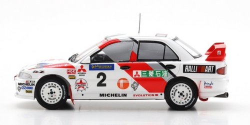 1/43 Mitsubishi Lancer EVOLUTION  No.2 Winner Rally Hong Kong - Beijing 1996 Ari Vatanen - Tilber