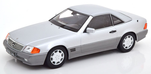 1/18 KK-Scale 1993 Mercedes-Benz 500 SL (R129) (Silver) Car Model