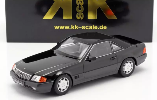 1/18 KK-Scale 1993 Mercedes-Benz 500 SL (R129) (Black Metallic) Car Model