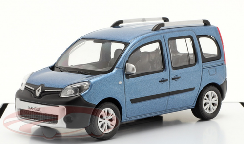 1/43 Norev 2013 Renault Kangoo Ludospace Construction (Blue Metallic) Car Model