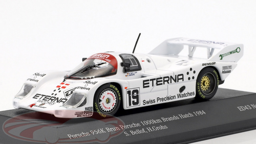 1/43 CMR 1984 Porsche 956K Brun #19 5th 1000km Brands Hatch Team Warsteiner Brun Stefan Bellof, Harald Grohs Car Model