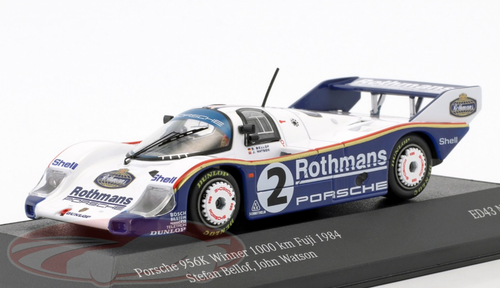 1/43 CMR 1984 Porsche 956K #2 Winner 1000km Fuji Porsche Team Rothmans Stefan Bellof, John Watson Car Model