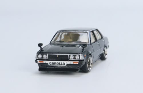  1/64 BM Creations Toyota Corolla E70 - Black Diecast Car Model