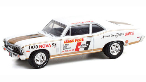 1/18 GMP 1970 Chevrolet Nova SS 54th International 500 Mile Sweepstakes Hurst Performance Grand Prize Car Diecast Car Model