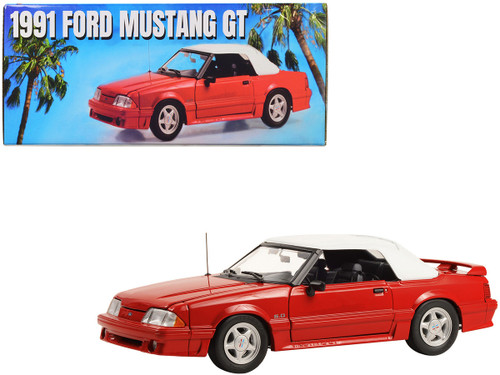 1/18 GMP Axel Foley's 1991 Ford Mustang GT Convertible Beverly Hills Cop III (1994) Diecast Car Model