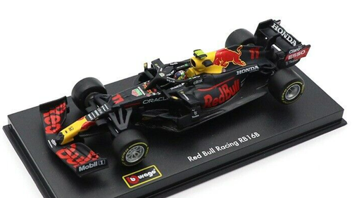 1/43 BBurago 2021 Aston Martin Red Bull Racing RB16B #11 Sergio Perez Formula One F1 Car Model