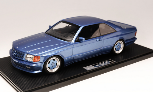1/18 Ivy Mercedes-Benz 560 SEC AMG 6.0 Widebody (Light Blue) Resin Car Model Limited 66 Pieces