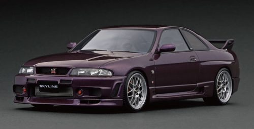 1/18 Ignition Model Nissan Skyline GT-R (BCNR33) Midnight Purple Resin Car Model