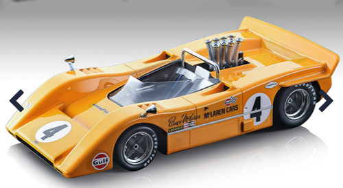 1/18 Technomodel 1968 McLaren M8A #4 Winner Riverside Can-Am McLaren Cars Ltd. Bruce McLaren Car Model