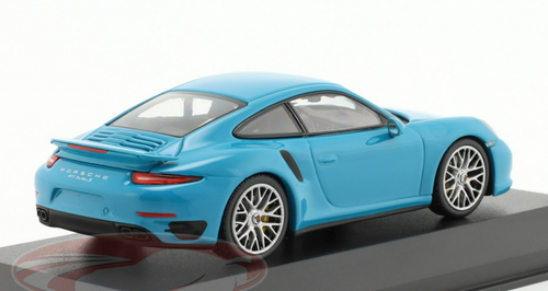 1/43 Minichamps Porsche 911 (991) Turbo S (Miami Blue) Car Model