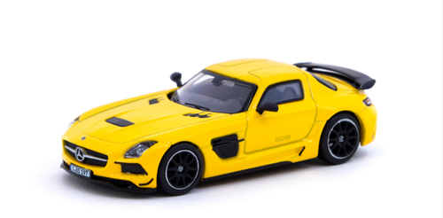 1/64 Tarmac Works  Mercedes-Benz SLS AMG Coupé Black Series Yellow Metallic 