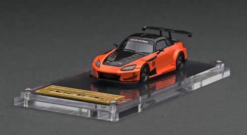 1/64 Ignition Model Honda J‘S RACING S2000 (AP1) Orange Metallic Resin Car Model