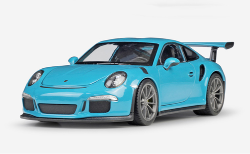 1/24 Welly FX Porsche 911 GT3RS GT3 RS (Blue) Diecast Car Model