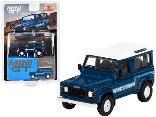 CHASE CAR 1/64 Mini GT Land Rover Defender 90 County Wagon Stratos