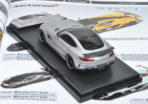 1/43 Almost Real AlmostReal Mercedes-Benz MB AMG GTR GT R (Silver) Diecast Car Model Limited 399